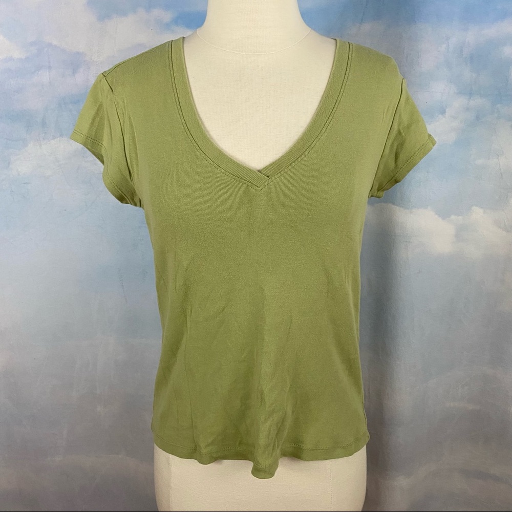 Old Navy Perfect Fit Tee Green Size Medium